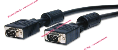 VGA кабел ( мъжки - мъжки ) кабел 5м